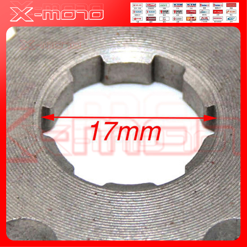 428 12 T Gigi 17Mm ID Mesin De - 530 Chain ulasan dan harga